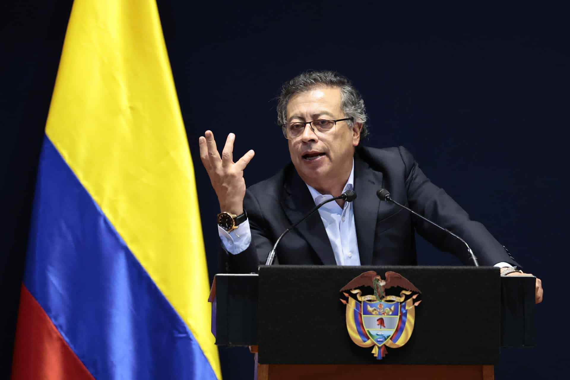 Fotografía de archivo del presidente de Colombia, Gustavo Petro. EFE/ José Méndez