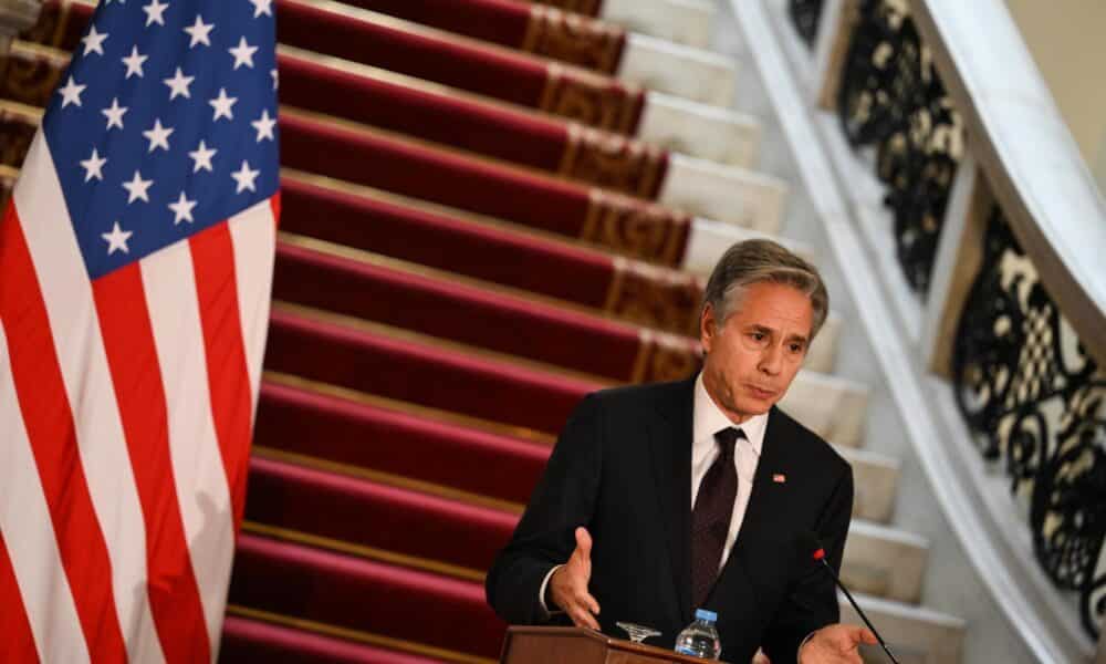 Fotografía del secretario de Estado de Estados Unidos, Antony Blinken. EFE/Mohamen Hossam