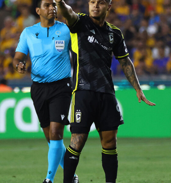 Fotografía de archivo del delantero del Colmbus Crew, el goleador colombiano Juan Camilo Hernández. EFE/ Rodrigo Mendoza