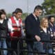 El presidente del Gobierno, Pedro Sánchez (c), acompañado por la ministra de Ciencia, Innovación y Universidades, Diana Morant (i), el president de la Generalitat, Carlos Mazón (2i), y la delegada del Gobierno, Pilar Bernabé (d), visita este jueves el Centro de Coordinación Operativo Integrado (CECOPI) de la Comunitat Valenciana, desde el que se coordinan las labores de emergencia en las zonas afectadas por la dana. EFE/ Kai Försterling