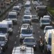 En la imagen de archivo, congestión de tráfico en la carretera de circunvalación norte de Londres. EPA/NEIL HALL