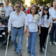 Personas participan en una marcha durante el Día Internacional del Bastón Blanco este martes, en Hermosillo (México). EFE/ Daniel Sánchez