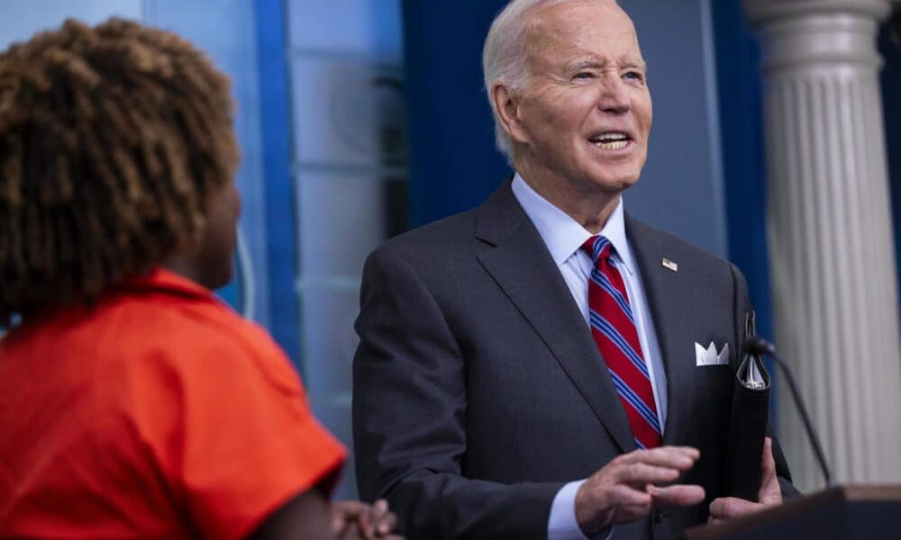 Durante el Gobierno de Joe Biden, la economía en Estados Unidos ha evidenciado solidez, en especial tras la pandemia de la covid-19. EFE/EPA/Shawn Thew