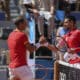 Nadal y Djokovic, en una foto der archivo en los pasados Juegos Olímpicos de París. EFE/ Juanjo Martín