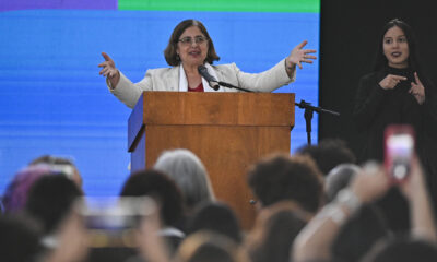 Foto de archivo de la ministra de Mujeres de Brasil, Cida Gonçalves. EFE/André Borges