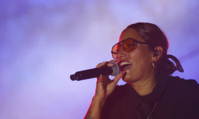 Imagen de la rapera chilena Ana Tijoux en un concierto en la ciudad de Guadalajara, Jalisco (México), del pasado 30 de marzo de 2024. EFE/Francisco Guasco