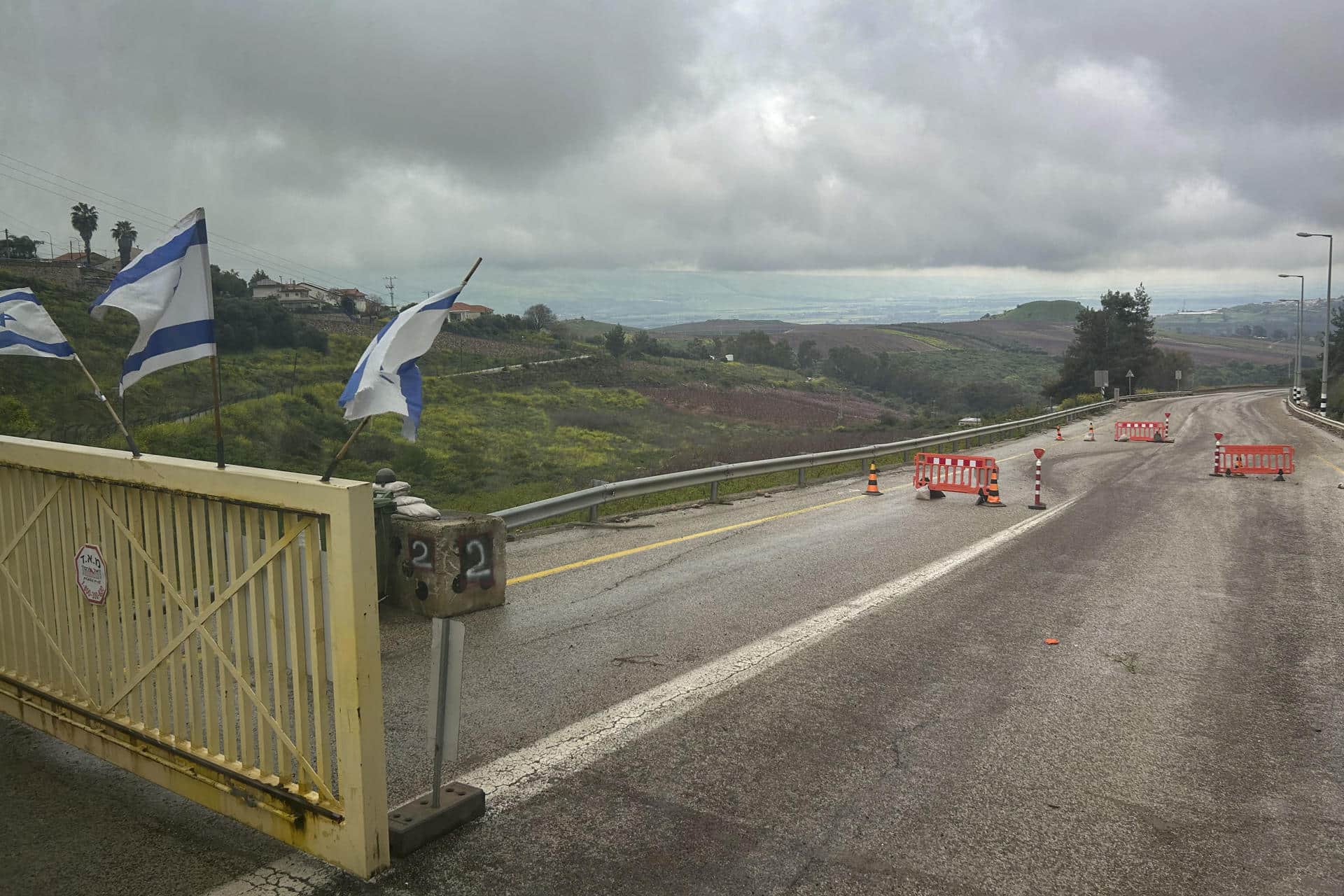 Vista de Metula, un pueblo israelí a 150 metros de la frontera con el Líbano. EFE/ Núria Garrido Gómez