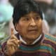 Fotografía de archivo del expresidente de Bolivia Evo Morales durante una conferencia de prensa en La Paz (Bolivia). EFE/ Luis Gandarillas ARCHIVO