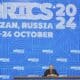 El presidente ruso, Vladímir Putin, habla durante su conferencia de prensa en la cumbre de los BRICS en Kazán, Rusia, el 24 de octubre de 2024. EFE/EPA/MAXIM SHIPENKOV