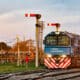 Fotografía del 21 de agosto de 2024 de un tren de la empresa estatal Trenes Argentinos, en la ciudad de Villa Constitución, provincia de Santa Fe (Argentina). EFE/ Juan Ignacio Roncoroni