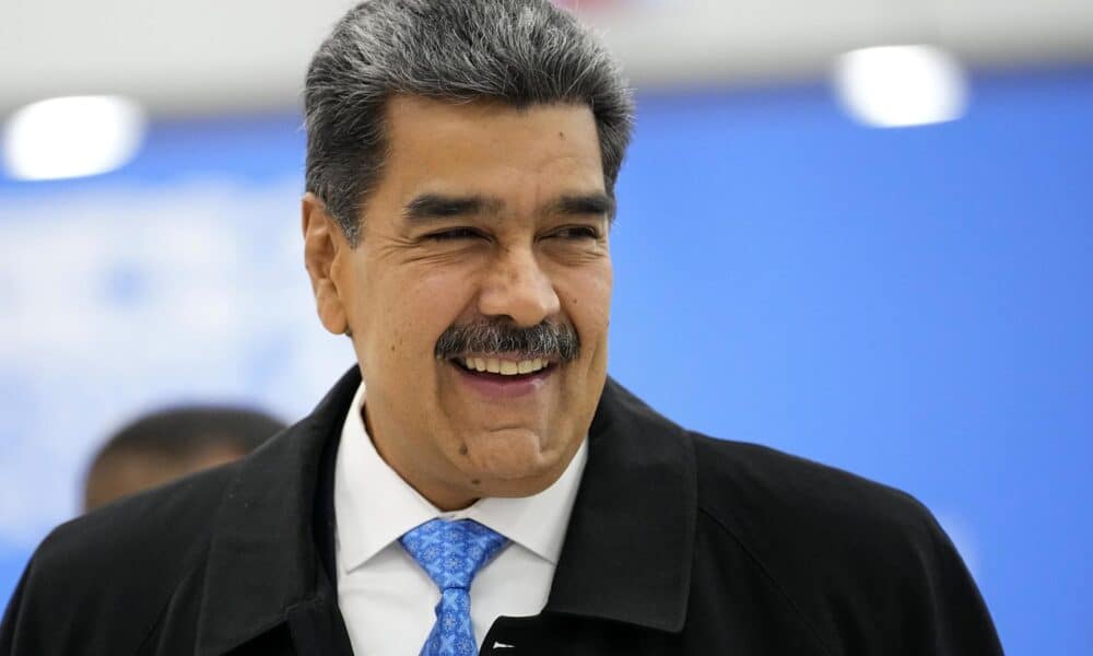 Fotografía de archivo del presidente venezolano, Nicolás Maduro, mientras llega a la Cumbre BRICS en Kazán, Rusia, el 24 de octubre de 2024. EFE/EPA/Alexander Zemlianichenko / POOL