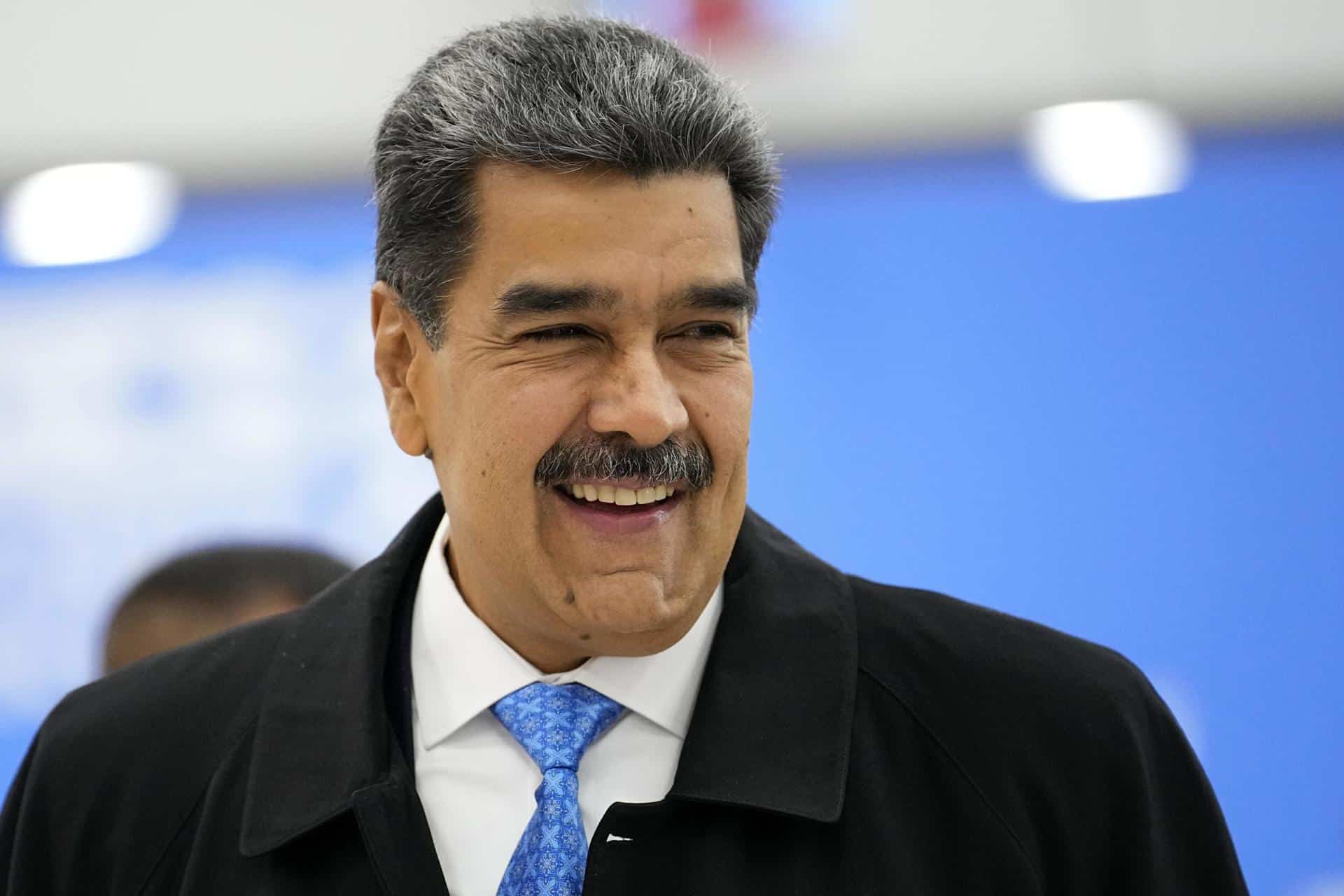 Fotografía de archivo del presidente venezolano, Nicolás Maduro, mientras llega a la Cumbre BRICS en Kazán, Rusia, el 24 de octubre de 2024. EFE/EPA/Alexander Zemlianichenko / POOL