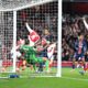 El delantero del Arsenal Kai Havertz (d) celebra un gol durante el partido de la segunda jornada de la UEFA Champions League jugado en Londres, Reino Unido. EFE/EPA/DANIEL HAMBURY