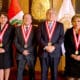 Fotografía cedida por Ministerio Público de Perú de izquierda a derecha: Delia Espinoza, Pablo Sánchez, Juan Carlos Villena y Zoraida Ávalos. La Junta Suprema de Fiscales de Perú eligió este viernes a Delia Espinoza como fiscal de la Nación (general) y asumirá el cargo que desempeñó de forma interina desde diciembre pasado, cuando se abrió una investigación contra su predecesora, Patricia Benavides, que determinó su destitución. EFE/ Ministerio Público De Perú