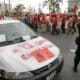 Fotografía de archivo en donde se ve un carro de prensa violentado en las calles de San Salvador (El Salvador). EFE/Roberto Escobar