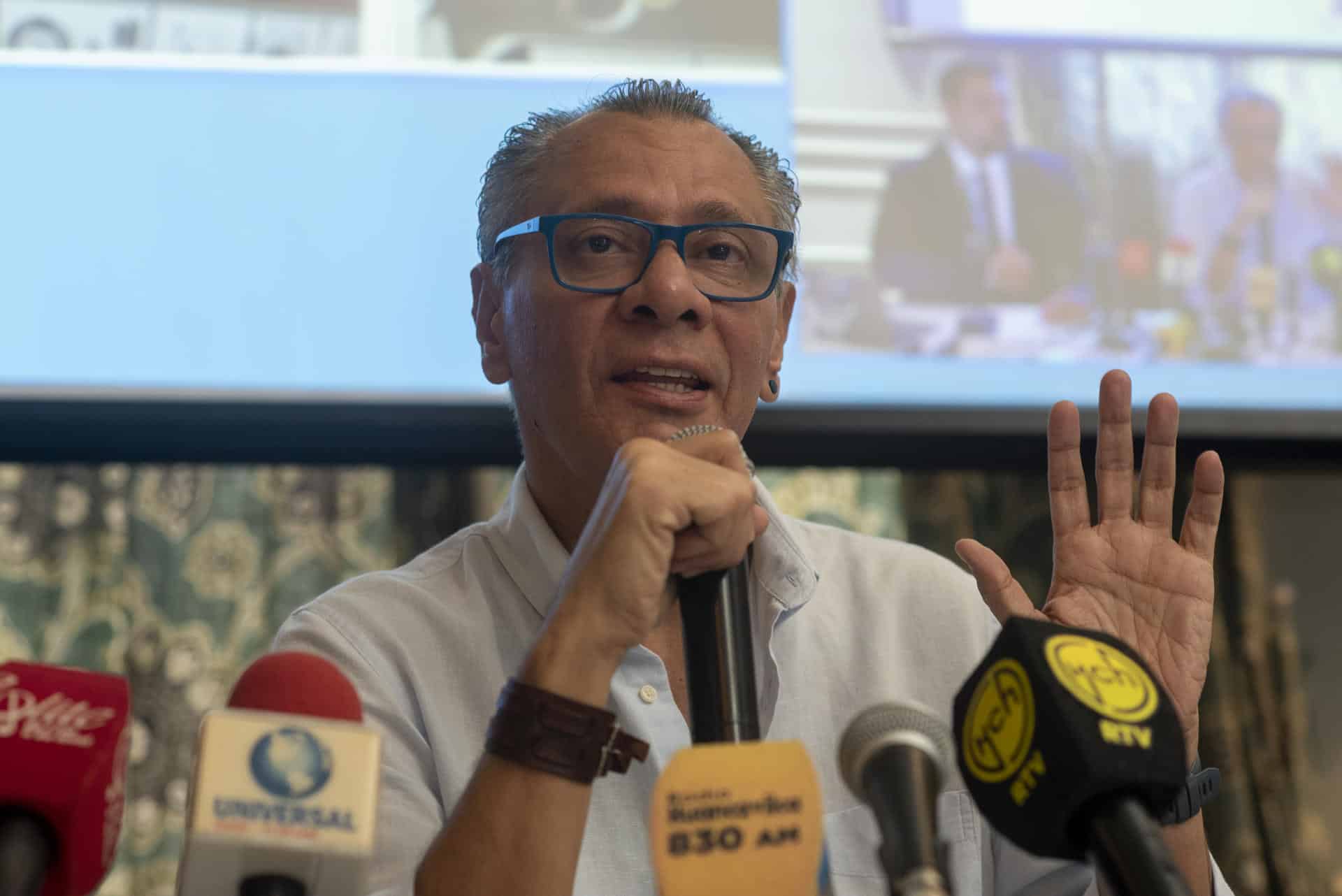 El exvicepresidente de Ecuador Jorge Glas en una fotografía de archivo. EFE/Mauricio Torres