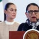 La secretaria de Gobernación (SG), Rosa Icela Rodríguez habla este lunes durante una conferencia de prensa en Palacio Nacional de la Ciudad de México (México). EFE/Mario Guzmán