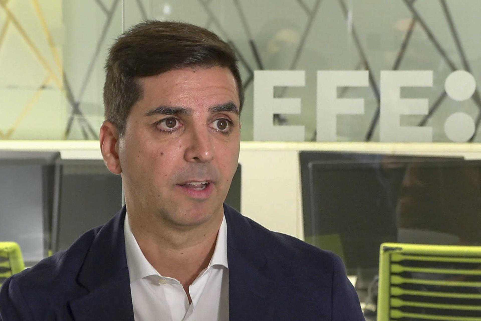 Francis Hernández, quien fuera coordinador de las categorías inferiores de la selección española durante seis años, durante una entrevista con EFE. EFE/ EFE TV