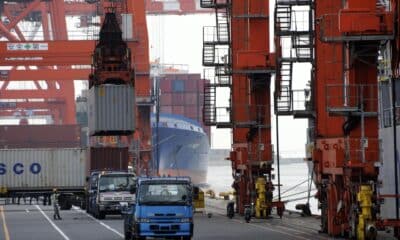 Fotografía de archivo de un puerto de exportaciones en Estados Unidos. EFE/FRANCK ROBICHON