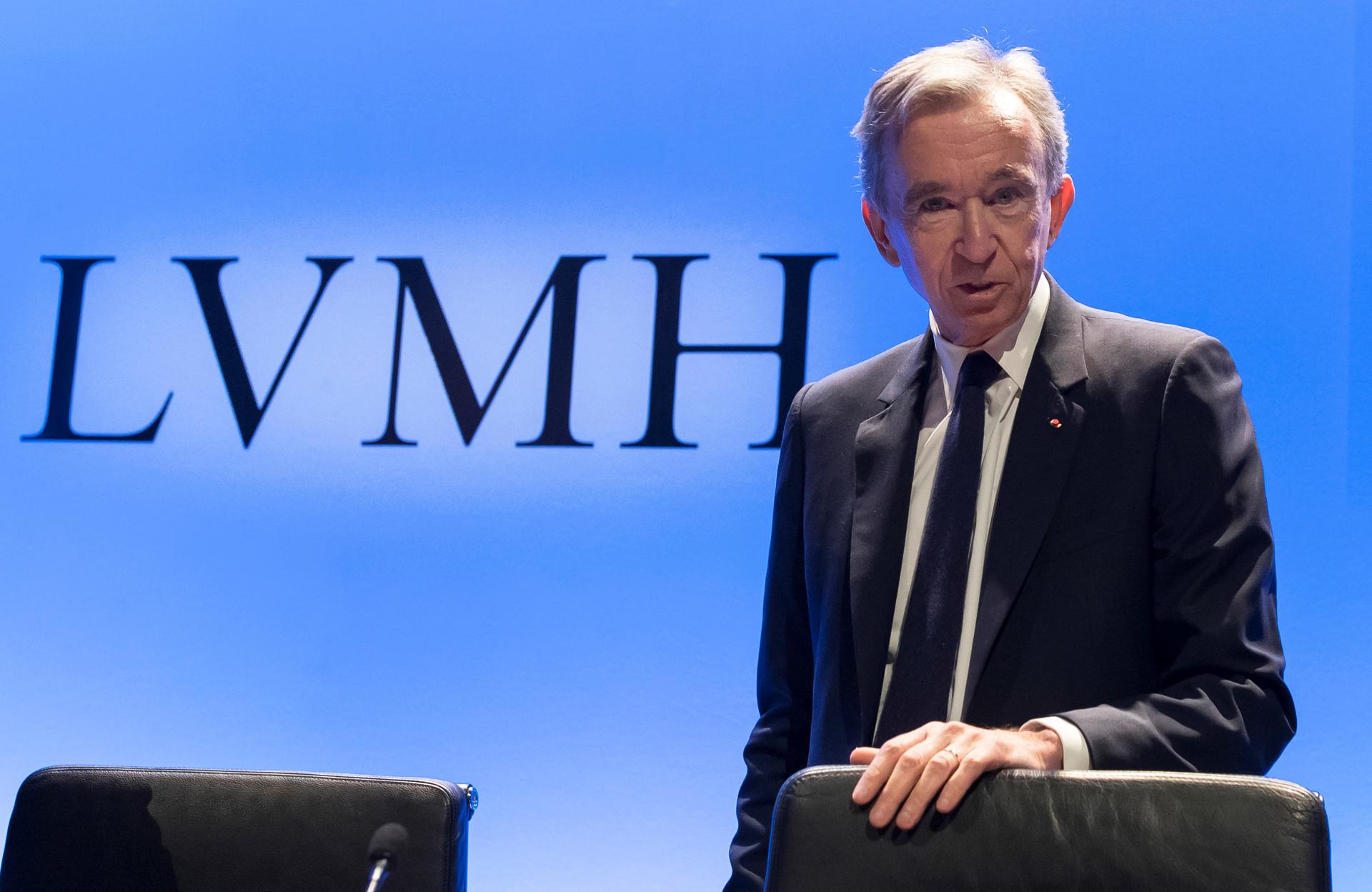 El presidente ejecutivo del grupo francés del lujo Louis Vuitton Moët Hennessy (LVMH), Bernard Arnault, en una foto de archivo. EFE/ Ian Langsdon