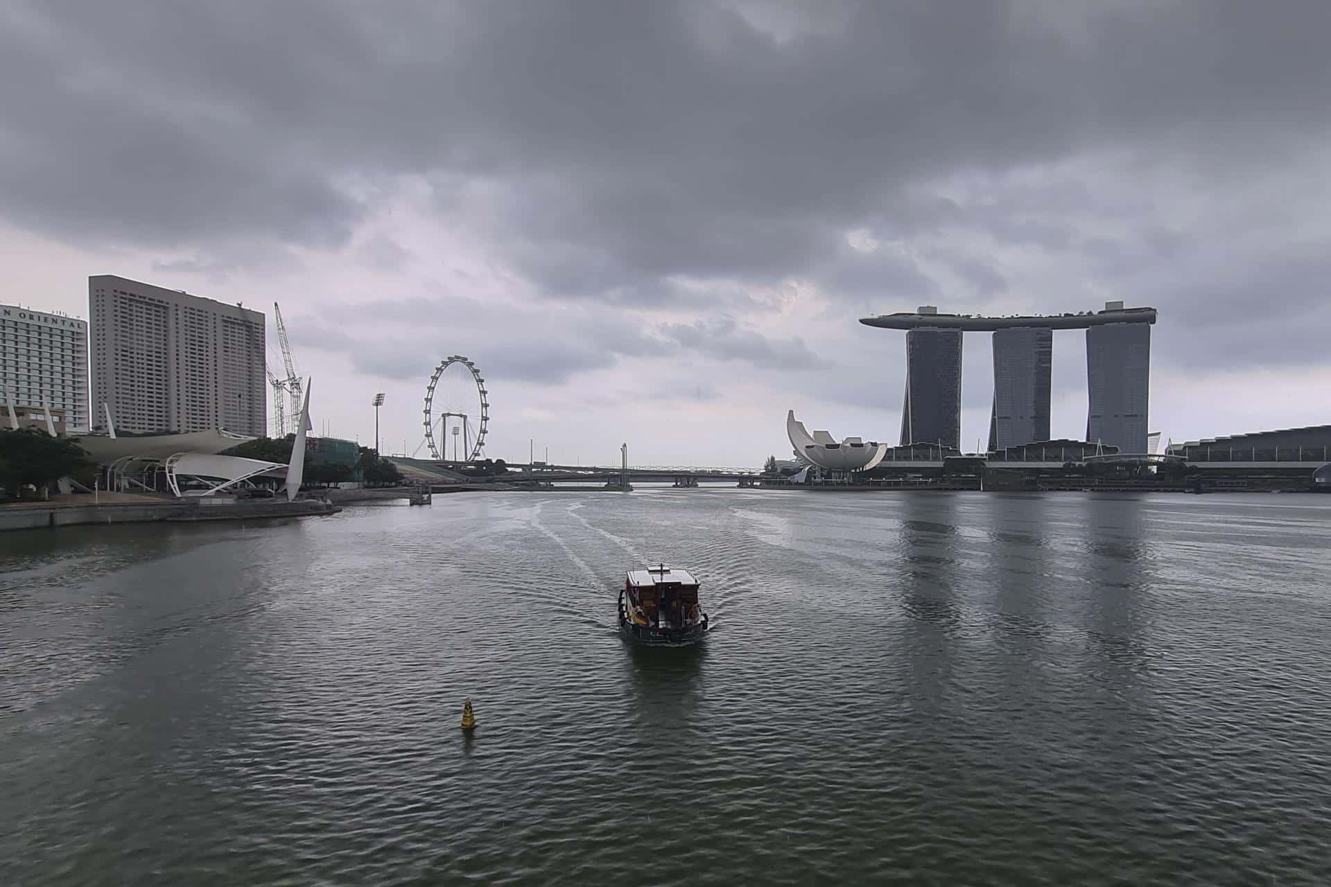 Fotografía de archivo de la bahía de la Marina en Singapur. 
EFE/EPA/WALLACE WOON