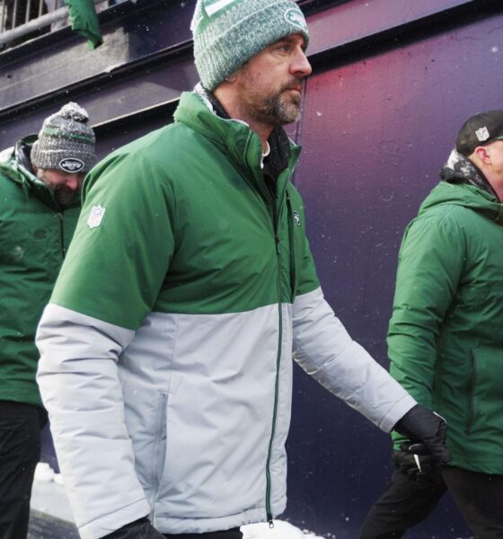 Fotografía de archivo de Aaron Rodgers, 'quarterback' de los New York Jets. EFE/EPA/CJ GUNTHER