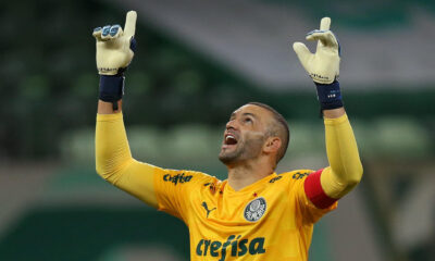 Foto de archivo del portero Weverton, del club Palmeiras, quien este sábado ha sido convocado por la selección brasileña que se alista para los partidos de eliminatorias del Mundial de 2026 contra Chile y Perú. EFE/Alexandre Schneider POOL