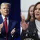 Combo de fotografías donde se observa a los candidatos a la presidencia de Estados Unidos el expresidente Donald Trump y a la actual vicepresidenta Kamala Harris. Imagen de archivo. EFE/ Ting Shen / POOL