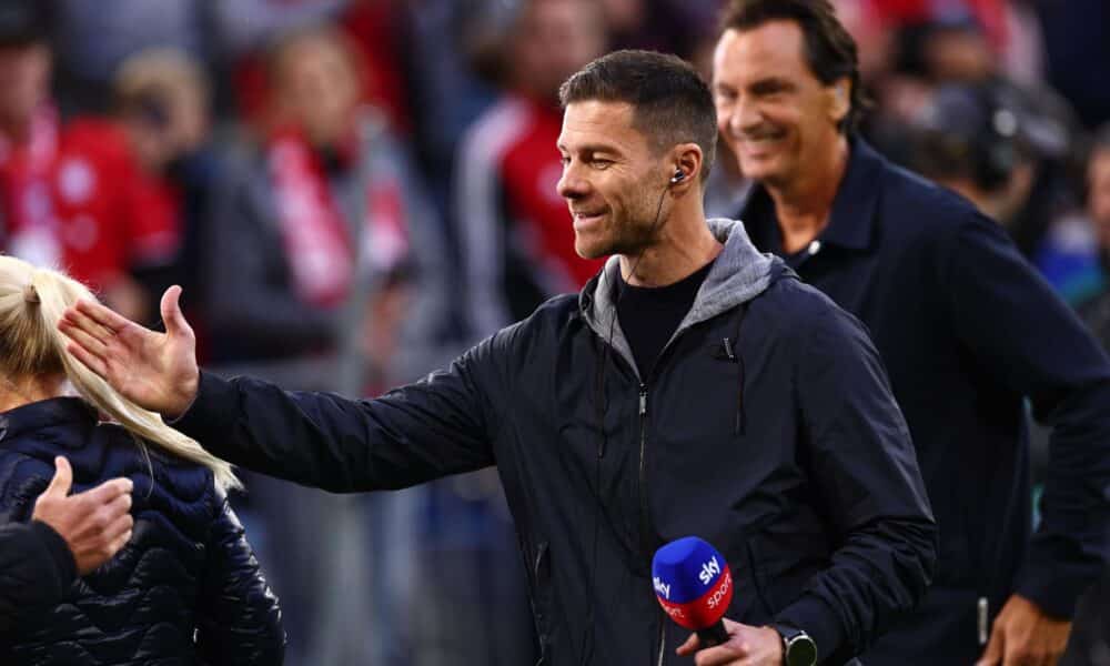 El entrenador del Leverkusen, Xabi Alonso EFE/EPA/ANNA SZILAGYI