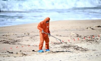 Equipos de limpieza en la playa de Coogee, en Sídney.
EFE/EPA/DAN HIMBRECHTS NO ARCHIVING AUSTRALIA AND NEW ZEALAND OUT