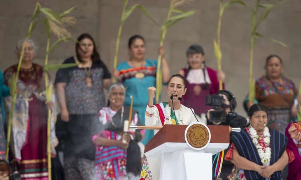 La presidenta de México, Claudia Sheinbaum. EFE/Isaac Esquivel