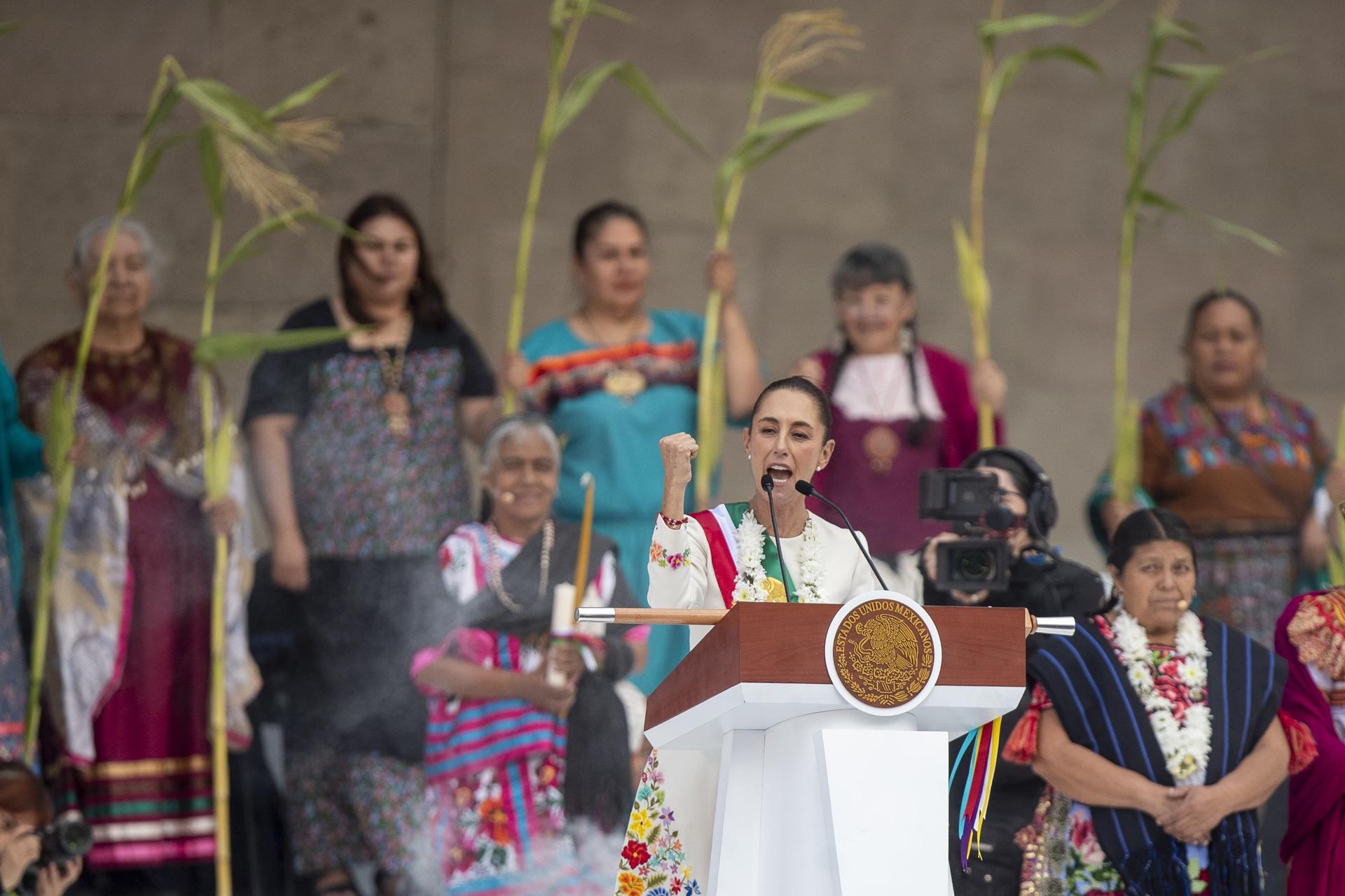 La presidenta de México, Claudia Sheinbaum. EFE/Isaac Esquivel