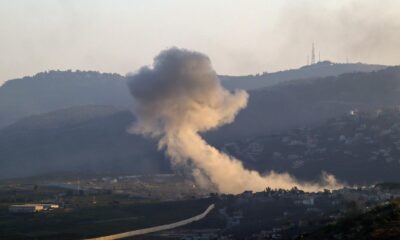 El humo se eleva tras un ataque militar israelí, en la aldea de Kafr Kila, al sur del Líbano, el 2 de octubre de 2024. EFE/STR