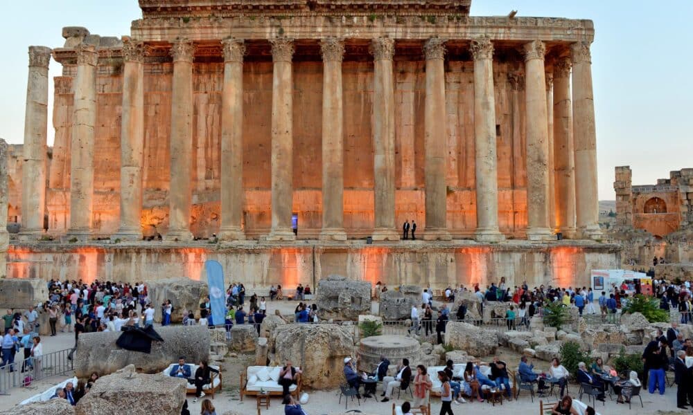 Imagen de archivo del festival de música que se celebra todos los años en las ruinas romanas de Baalbeck. (Líbano) EFE/EPA/WAEL HAMZEH