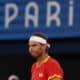 Foto de archivo de Rafael Nadal, durante el partido ante los estadounidenses Austin Krajicek y Rajee Ram, en los cuartos de final de dobles masculinos de tenis de los Juegos Olímpicos de París 2024. EFE/Juanjo Martín