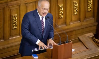 Fotografía de archivo del primer vicepresidente del Partido Socialista Unido de Venezuela (PSUV), Diosdado Cabello. EFE/ Rayner Peña R