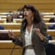 MADRID, 08/10/2024.- La ministra de Igualdad, Ana Redondo, durante la sesión de control al Gobierno celebrada este martes por el pleno del Senado. EFE/ Kiko Huesca