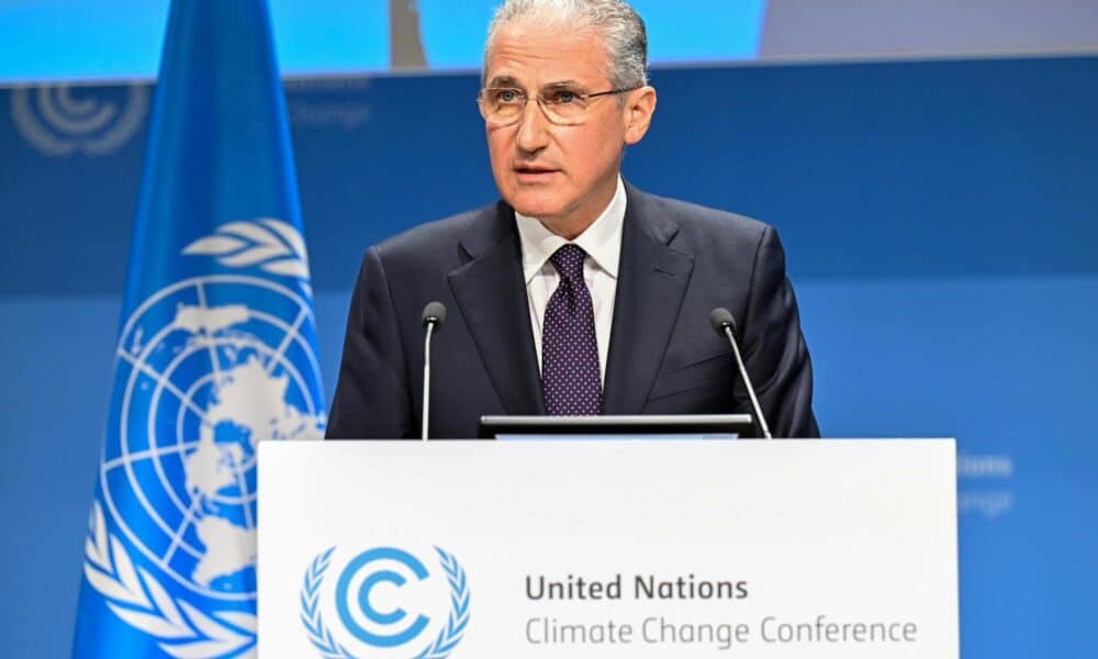 Foto facilitada por la COP29 del presidente designado Mukhtar Babayev, durante la Asamblea General de Naciones Unidas de septiembre de 2024. Solo uso editorial - Fotografía cedida