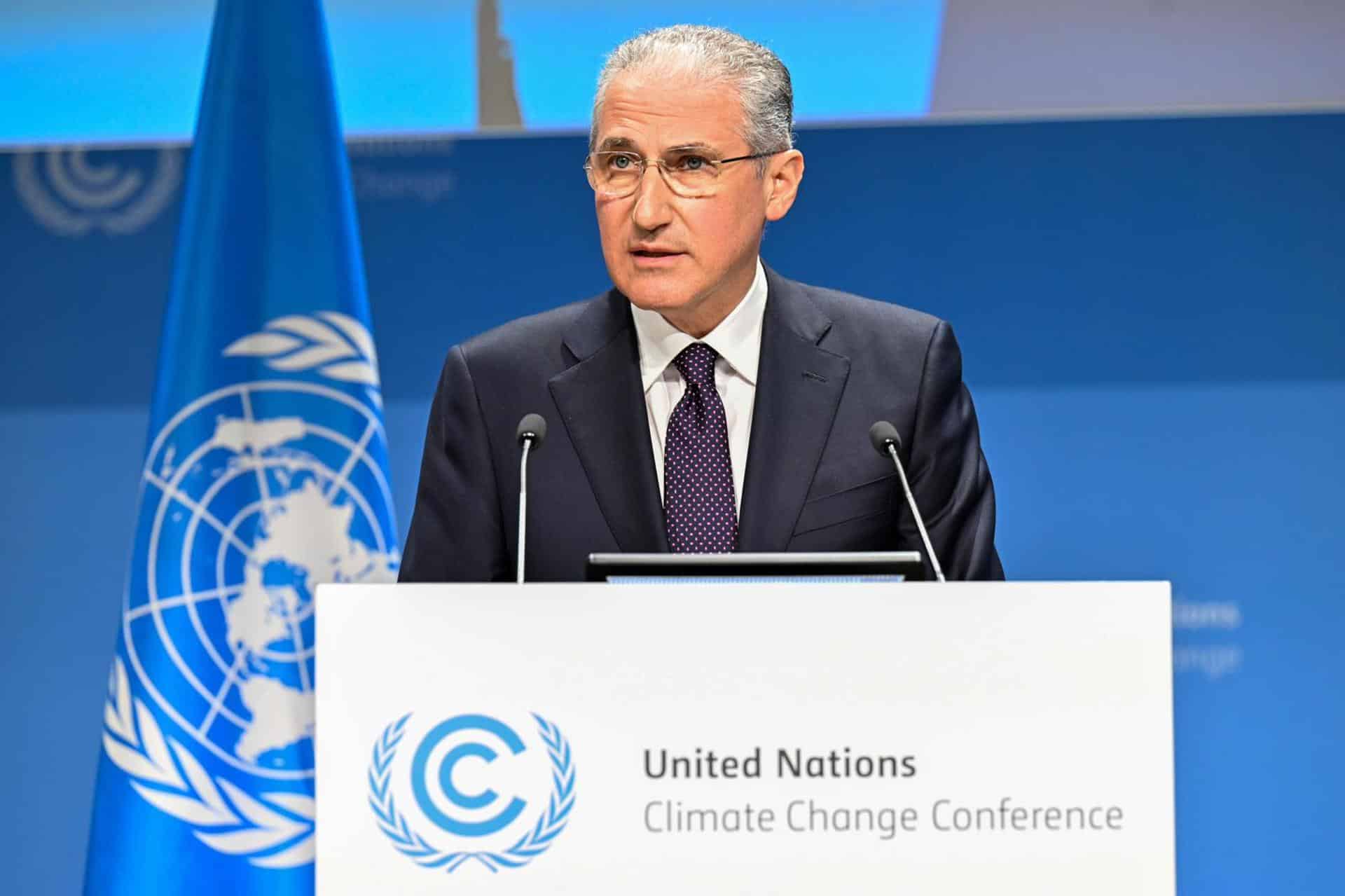 Foto facilitada por la COP29 del presidente designado Mukhtar Babayev, durante la Asamblea General de Naciones Unidas de septiembre de 2024. Solo uso editorial - Fotografía cedida