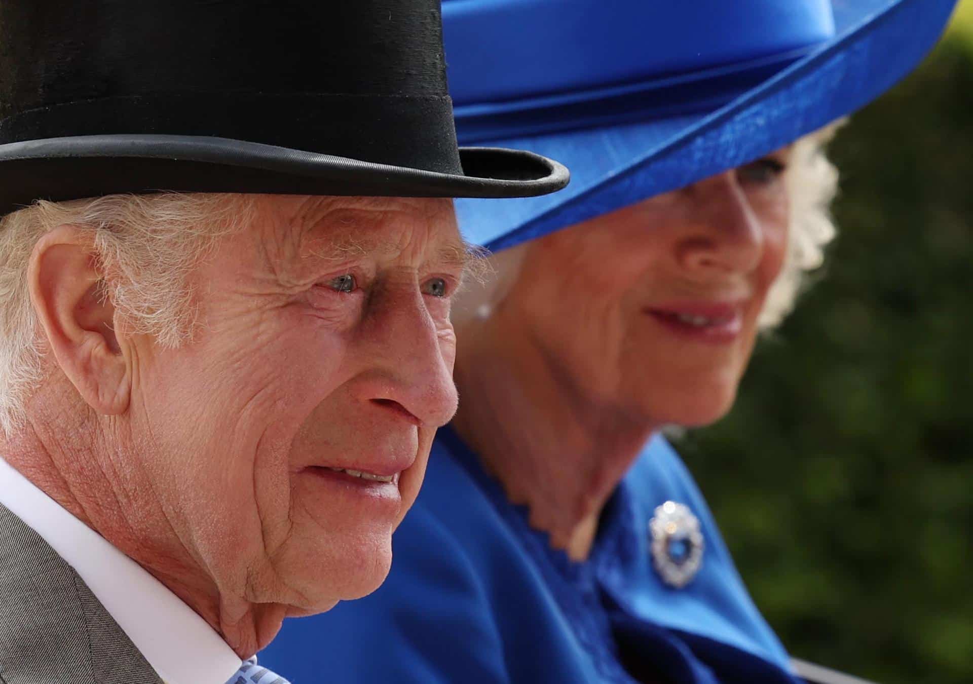 Fotografía de archivo del rey Carlos III y la reina Camila.
EFE/EPA/NEIL HALL