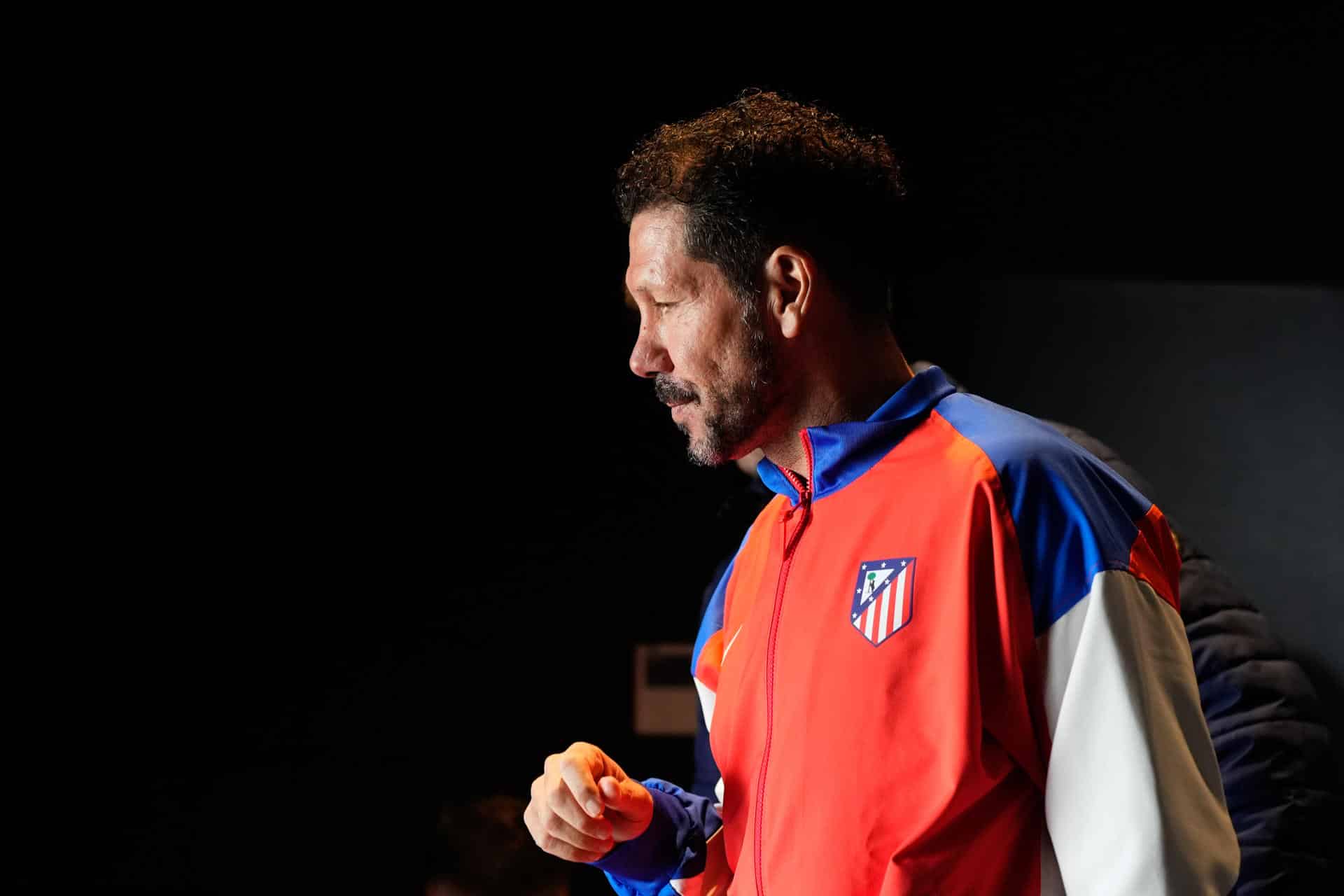 Simeone, durante la rueda de prensa. EFE/ Borja Sanchez-Trillo