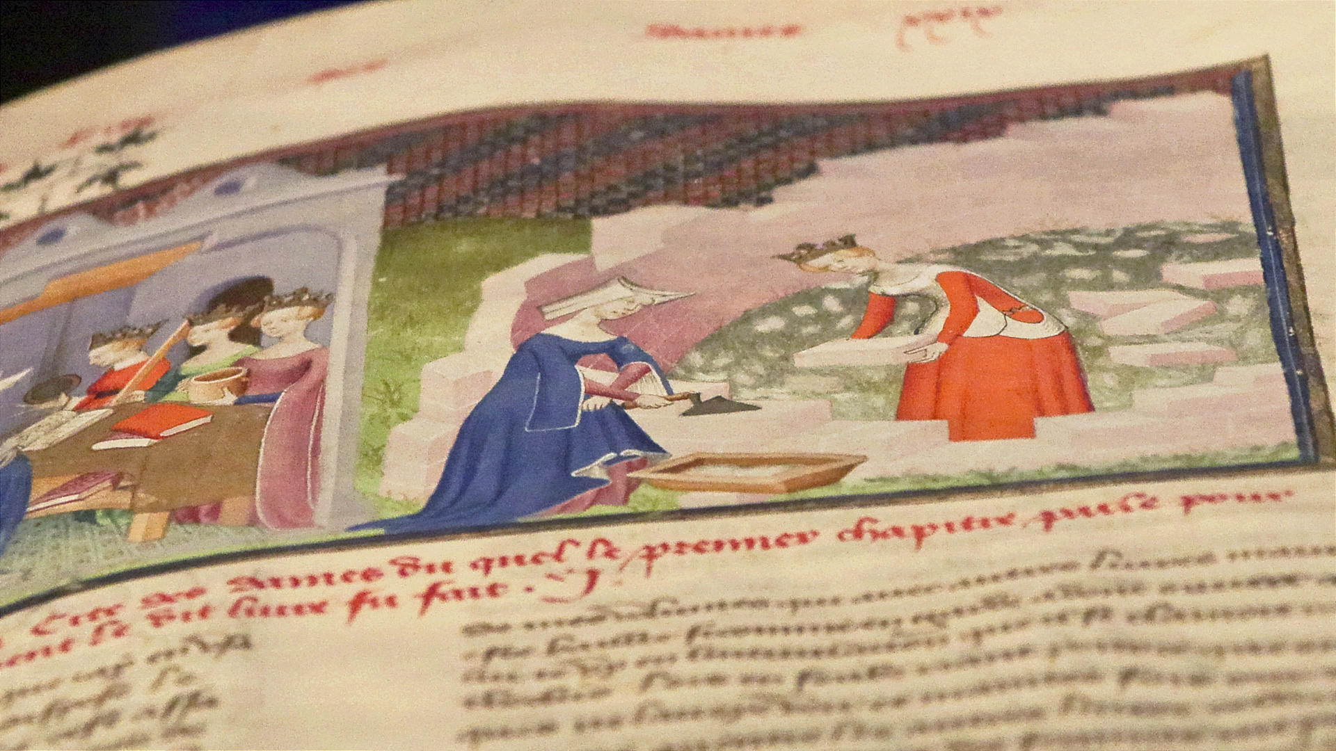 La Biblioteca Británica da espacio a la voz y cuenta la historia de las mujeres en el medievo (1100-1500), una época con la narrativa dominada por el hombre, con su exposición "Mujeres Medievales: En sus propias palabras" hasta el próximo 2 de marzo 2025. EFE/Guillermo Garrido