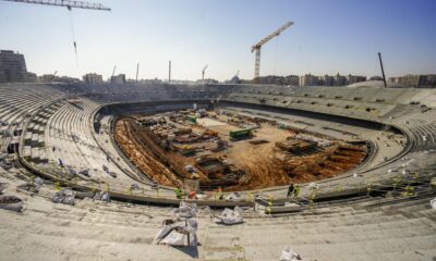 La remodelación del Spotfy Camp Nou, en una foto de archivo. EFE/Enric Fontcuberta