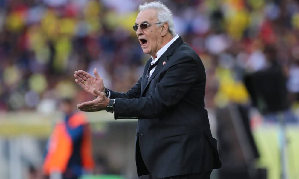 Jorge Fossati, seleccionador de Perú. EFE/José Jácome