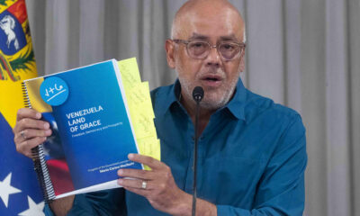 Fotografía de archivo del jefe del presidente de la Asamblea Nacional de Venezuela, Jorge Rodríguez. EFE/ Ronald Peña