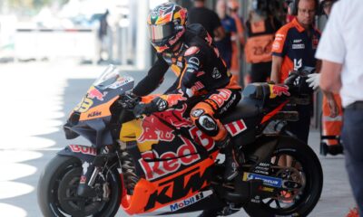 Brad Binder, durante un entrenamiento en Indonesia. EFE/EPA/ADI WEDA/Archivo