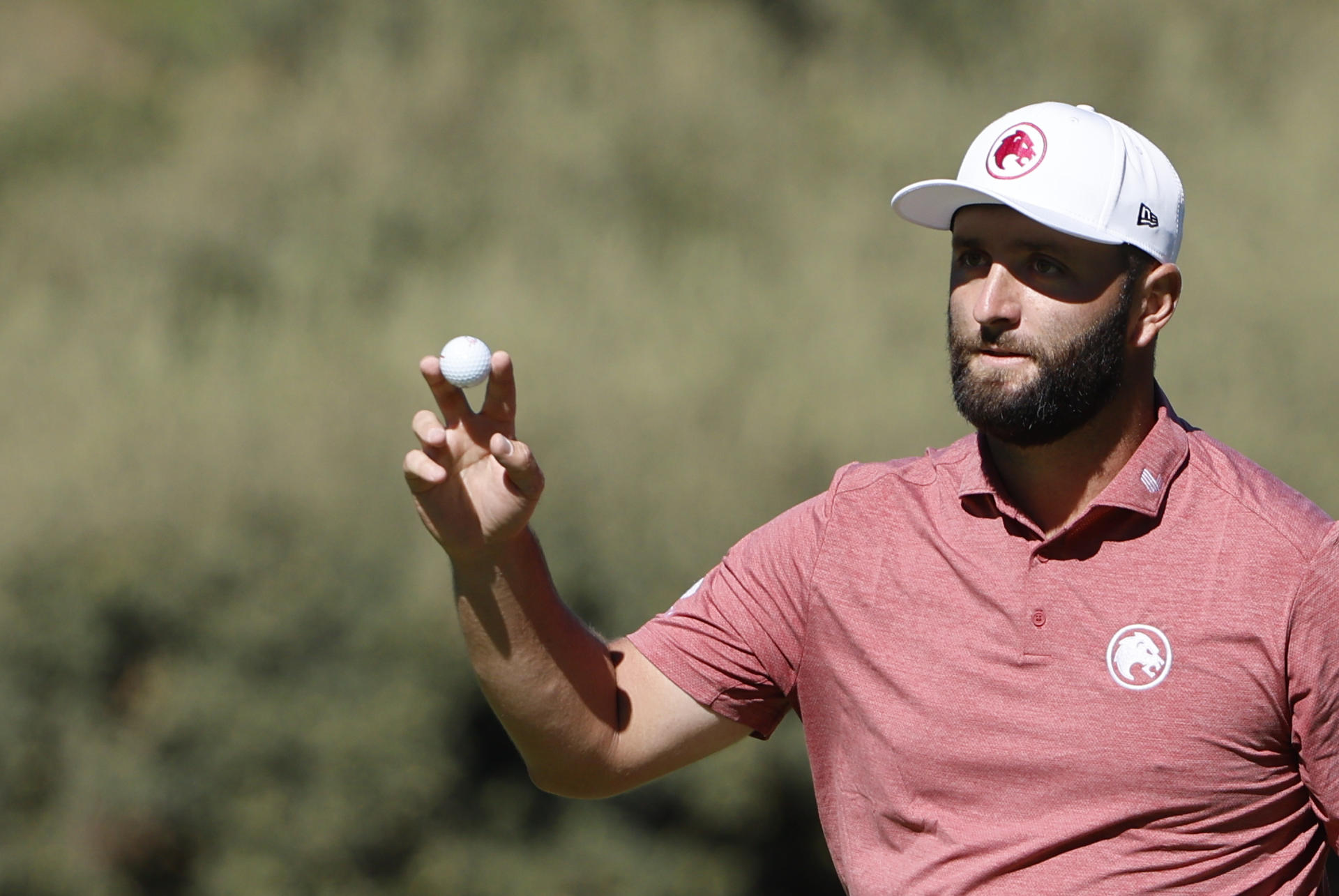 El golfista español Jon Rahm en una imagen de archivo del Abierto de España de Golf que se disputó en el Club de Campo Villa de Madrid. EFE/Sergio Pérez