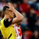 El defensa del Dortmund Nico Schlotterbeck gesticula durante el partido de la Bundesliga que han jugado Union Berlin y Borussia Dortmund, en Berlin, Alemania. EFE/EPA/FILIP SINGER