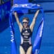 La francesa Cassandre Beaugard vence este sábado, en las series finales del World Triathlon Championship, en Torremolinos (Málaga), con un tiempo de 1:56:44. Con esta victoria completa la doble corona al habar vencido este mismo año el la prueba de triatlón en las Olimpiadas del París. EFE/ Álvaro Cabrera