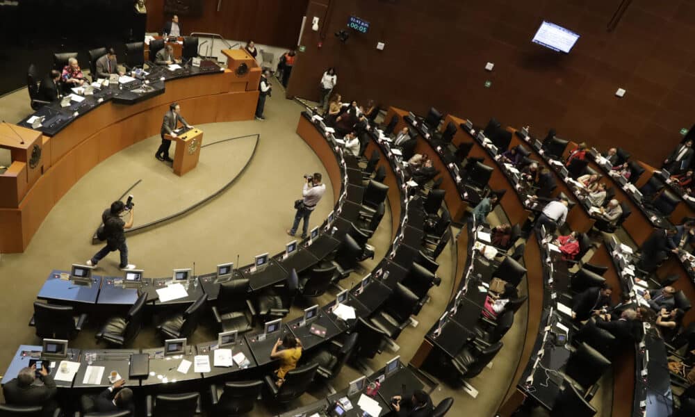 Vista general de una sesión plenaria del Senado de México, en la Ciudad de México (México). Archivo. EFE/Madla Hartz